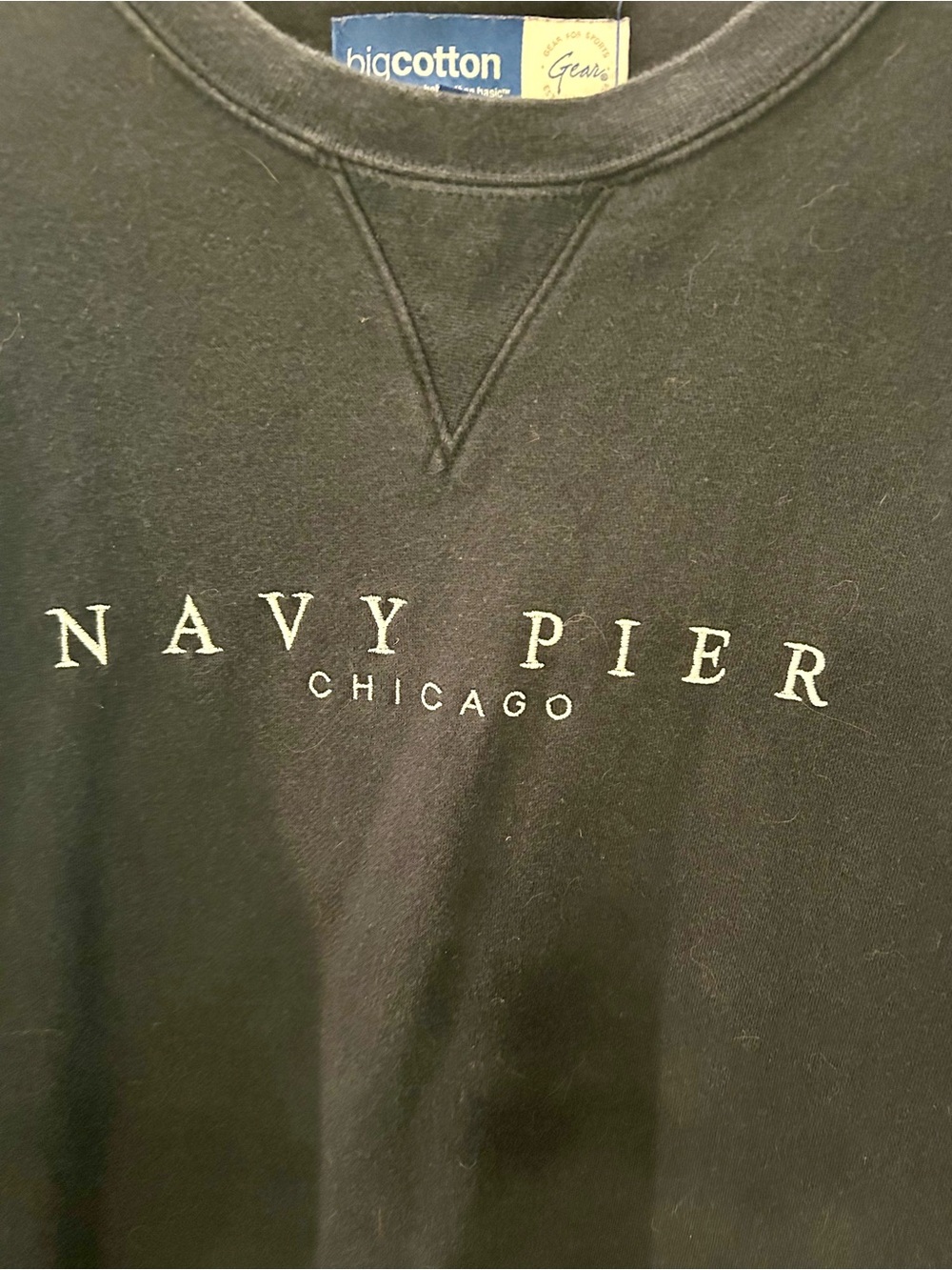 Chicago Navy Pier Crewneck Sweatshirt - Navy Blue - Picture 3 of 5